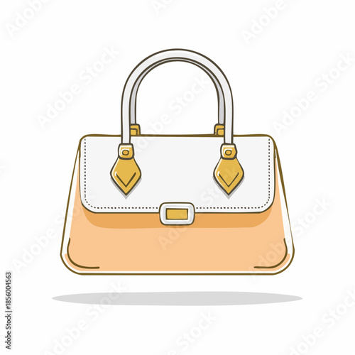 Stylish elegant handbag with a classic design suitable for daily use and fashion accessories