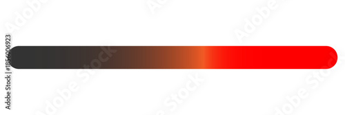 black  to red gradient straight line