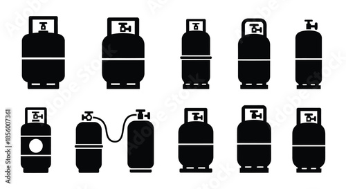 A collection of black matriarchs doll icons in various orientations