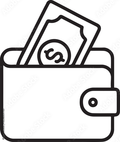 vector wallet icon