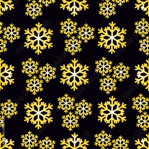 seamless pattern with snowflakes