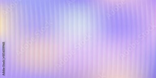 Vertical ribbed glass surface, cool cyan purple spectrum with diffuse white glow and gentle distortion, dreamy abstract wallpaper, vector illustration