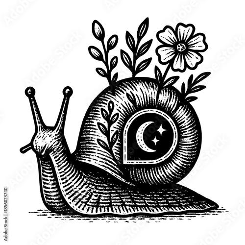 Foto Whimsy Snail