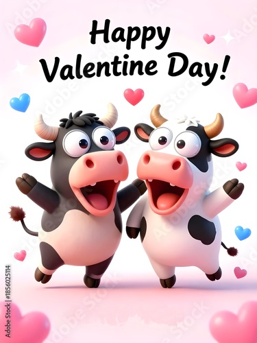 Happy Valentine Day! Created with Generative AI technology.