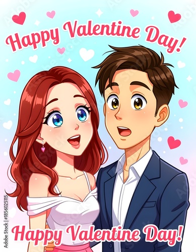 Happy Valentine Day! Created with Generative AI technology.