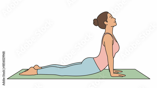 woman doing yoga exercise