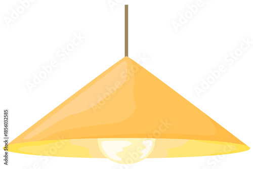 シンプルなペンダントライトのイラスト ベクター素材