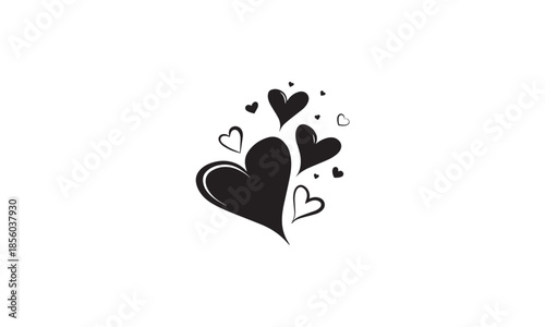 Hearts Set Clipart – Cute Romantic Love Icons Collection