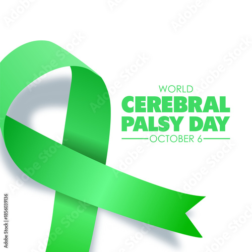 vector graphic of World Cerebral Palsy Day ideal for World Cerebral Palsy Day celebration