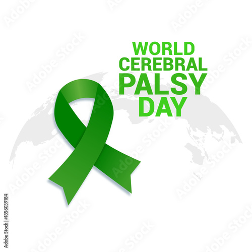 vector graphic of World Cerebral Palsy Day ideal for World Cerebral Palsy Day celebration