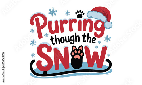 Christmas Cat EPS Design