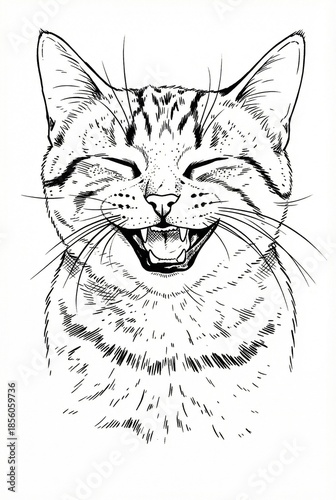  illustration of a cat