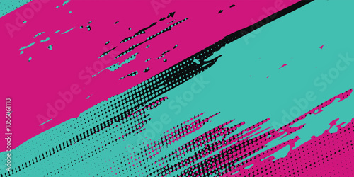 Car sticker wrap banner abstract sporty lines pink blue greenish grunge color combination brush storm thunder modern pattern racing motorsport.