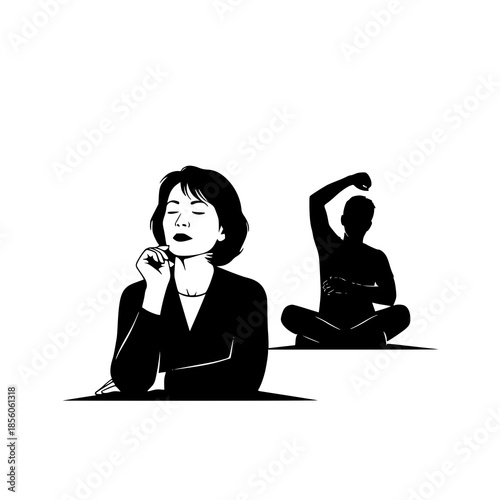 business woman talking on phone