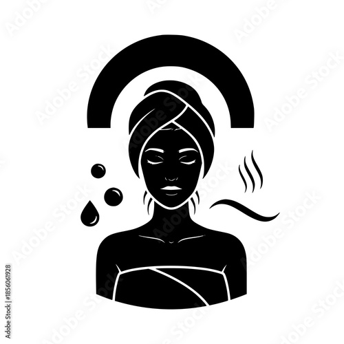 woman listening music