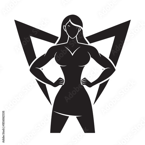 International Womens Day Courage Motivational Poster Design