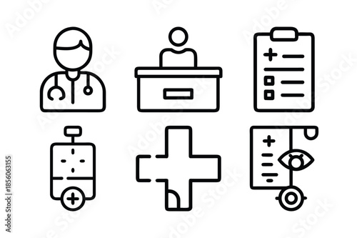 Business icons vector set for web and technology design
