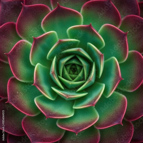 Vibrant Echeveria Succulent Rosette Pattern Macro Background