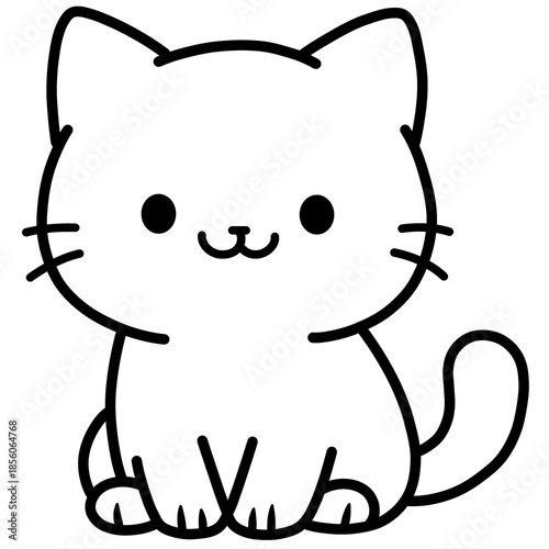 Kawaii Cat Illustration_2