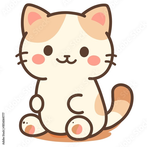  Kawaii Cat Illustration_1