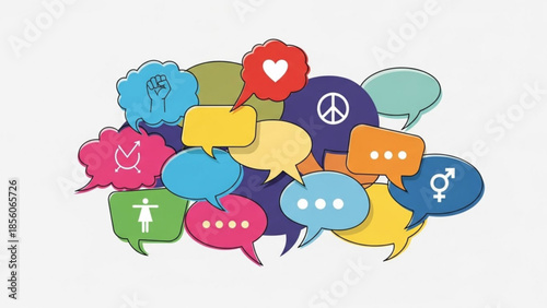 Snowy mountain range landscape with rugged peaks and blue sky in a comic book style illustration with halftone effect