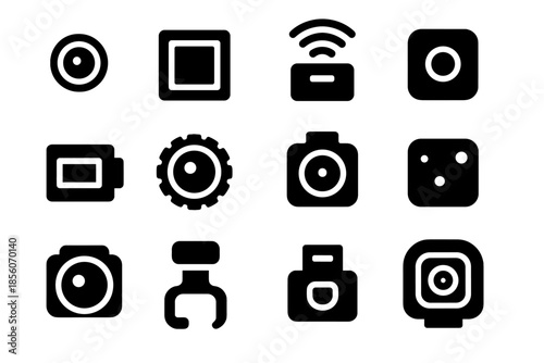 Emitter vector status lens icon adjustment module protective camera nano clip indicator