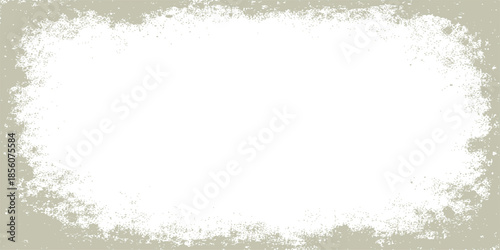 Abstract grunge christmas frame with blue winter snowflakes and frosted ice texture creates a festive holiday border illustration for a cold season celebration card