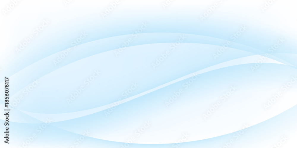 Naklejka premium Modern blue wave background design, vector illustration