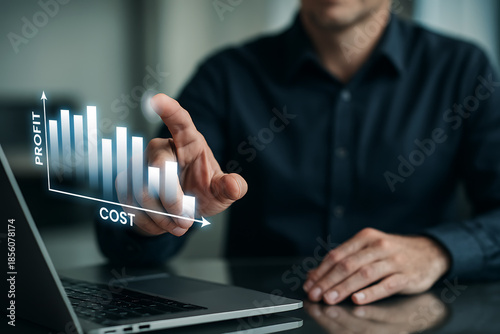 Businessman Analyzing Graph