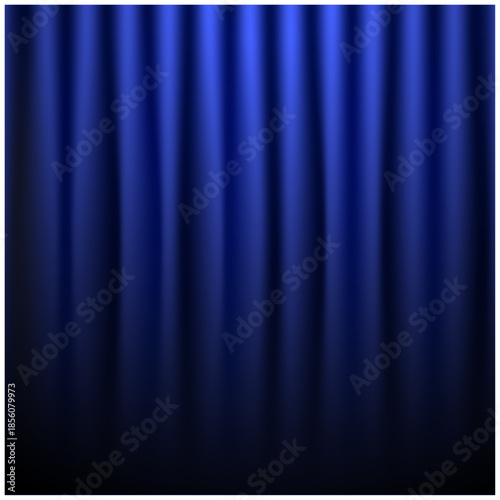 Royal Blue Theater Stage Curtain Backdrop | Professional Drapery for Performance and Cinema