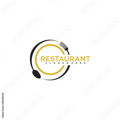 logo design for restaurant cutlery