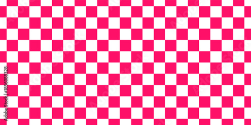 Abstract checkered pattern, red and white. A pattern that never goes out of style. Warm, bright tones, highlighted by red.