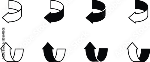 Recycling Symbol Representing Continuous Loop Formed by Interlocking Arrows Indicating Renewal and Sustainability with 3d Perspective Signifying Environmental Conservation