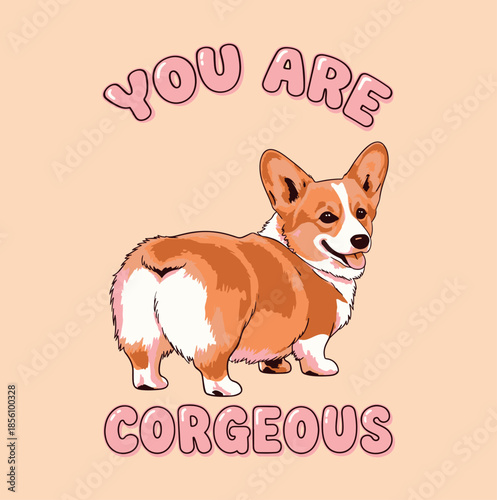 You Are Corg-eous Valentine Tee