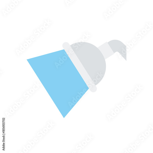 shower head water showering cleaning hygiene bathing bath emoji symbol sign icon vector illustration isolated flat plumbing