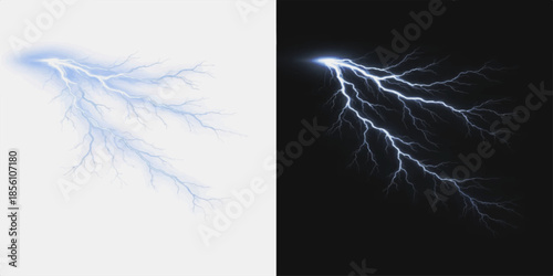 Soft white bird feather closeup against blue and black isolated abstract backgrounds