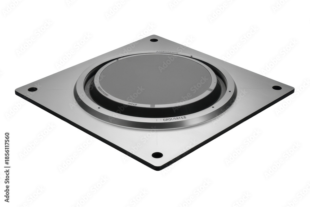 Fototapeta premium Round Metal Plate