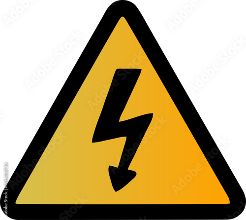 Set of safety hazard warning signs, Danger, caution, flammable, toxic, electric shock, radioactive, corrosive, poison symbols. Workplace health. Vector illustration !