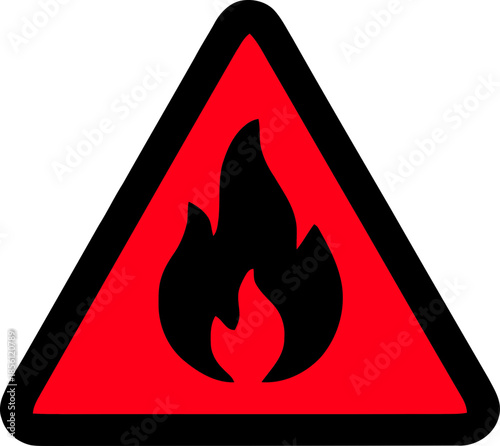 Set of safety hazard warning signs, Danger, caution, flammable, toxic, electric shock, radioactive, corrosive, poison symbols. Workplace health. Vector illustration !