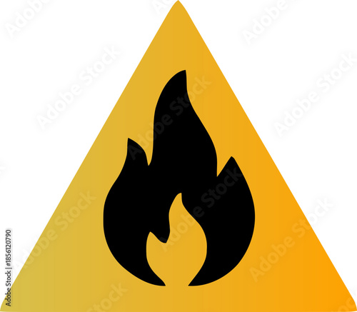 Set of safety hazard warning signs, Danger, caution, flammable, toxic, electric shock, radioactive, corrosive, poison symbols. Workplace health. Vector illustration !