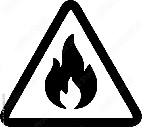 Set of safety hazard warning signs, Danger, caution, flammable, toxic, electric shock, radioactive, corrosive, poison symbols. Workplace health. Vector illustration !
