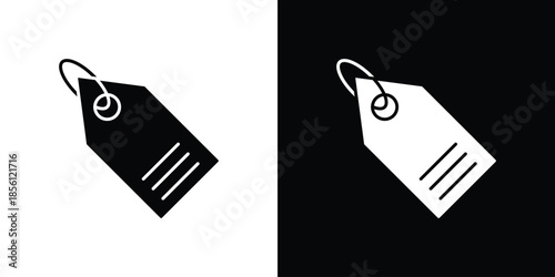 Tags icons. Vector Template Illustration Symbol Pixels Perfect