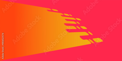 Comic book speed red yellow color lines isolated on background stripe and radial effect style for manga speed frame, superhero action, explosion background. Motion line effect, pop art. Vector 10 eps