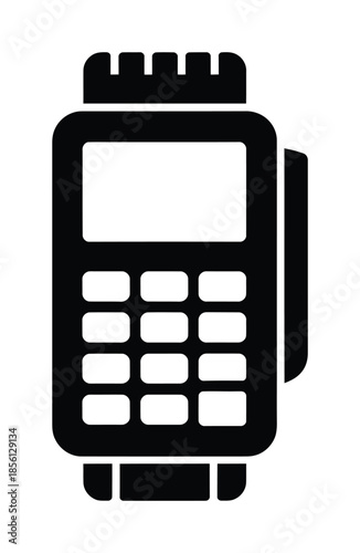 Smartwatch wearable technology device vector icon