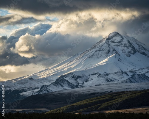 Mountain in the snow