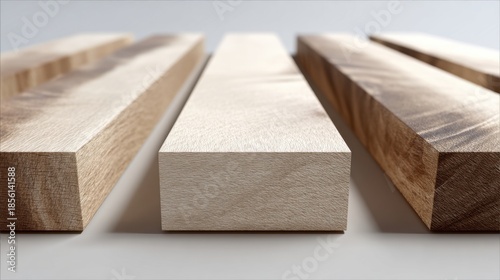 High-quality wooden planks for carpentry and home improvement projects
