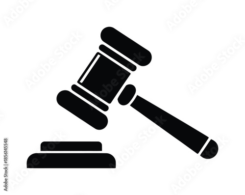 Judge gavel justice law vector