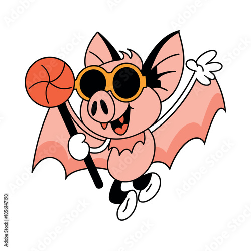 Bat Mascot 