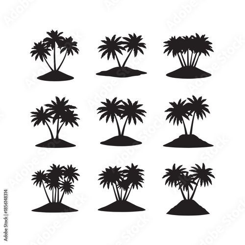 Palm Island Silhouettes Collection