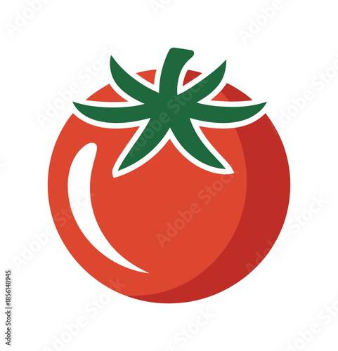 Tomato Fresh Vegetable Food Vector Illustration